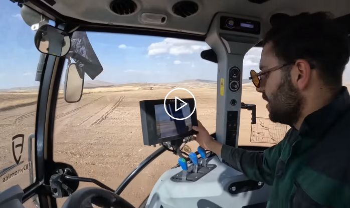 Zor Arazi Şartlarında Uydu Sistemi ile Buğday Ekimi