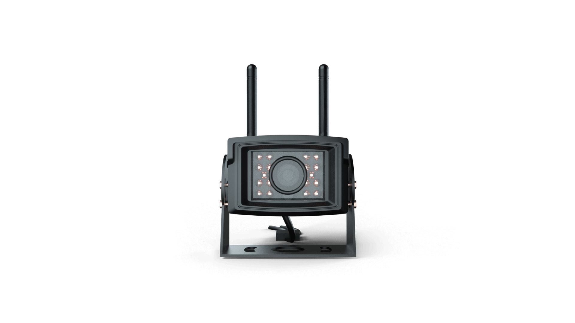 Sends real-time footage (1080P) to the control terminal from as far away as 20 meters, even at night (infrared night vision enabled).